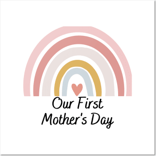 Our first mothers day new mom 2022 Posters and Art